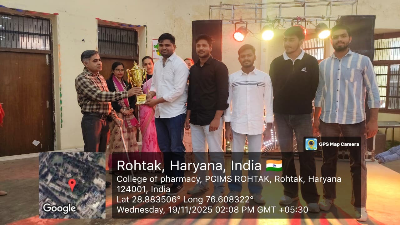 Tug of War winner SDPGIPS: Virender Sharma, Ankit, Karan, Harish, Priyanshu, Parvesh, Naveen and Lakshay. Image source: Alumni association, SDPGIPS(COP),UHSR